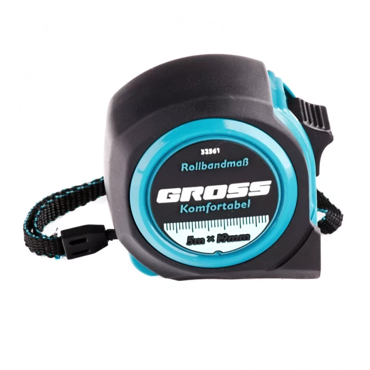 Рулетка Komfortabel 5 м х 19 мм обрезиненный корпус Gross 32561 купить в Кургане
