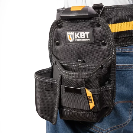 Быстросъемная поясная сумка модульного типа на клипсе с широким держателем КВТ СМ-08 (91981) купить в Кургане