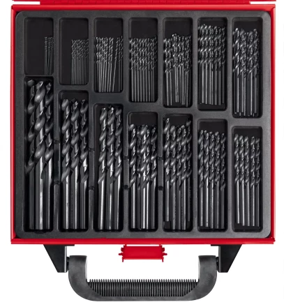 ЗУБР 99 шт, (1-10 мм), сталь Р4М2, класс В, мет.бокс, набор сверл по металлу (29605-H99) купить в Кургане