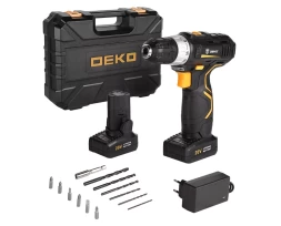Дрель аккумуляторная в наборе DEKO GCD20DU3 SET3, 063-4142