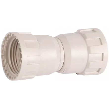 Соединитель ЗУБР "ШиреФит" "накидная гайка - накидная гайка", 20мм 51496-20 купить в Кургане