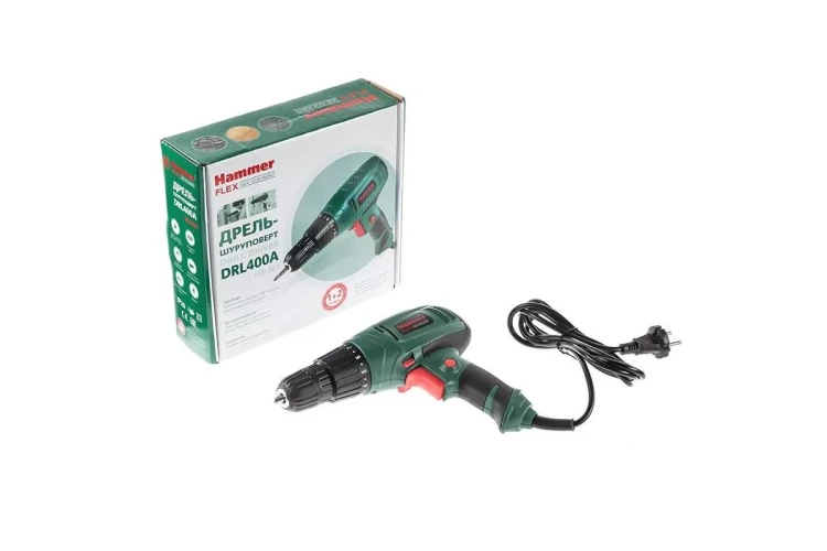 Дрель-шуруповерт HAMMER Flex DRL400A купить в Кургане