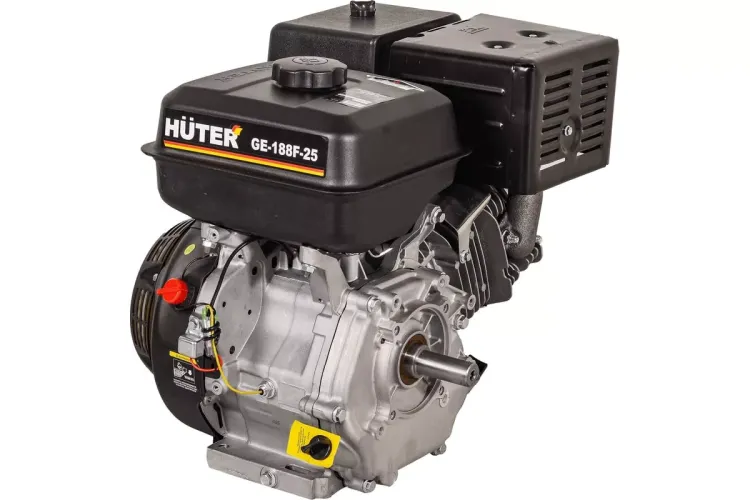Двигатель бензиновый Huter GE-188F-25 70/15/4 купить в Кургане