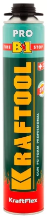 Пена &quot;PREMIUM B1&quot; профессиональная, монтажная, пистолетная, всесезонная, 750мл, KRAFTOOL 41186_z01 купить в Кургане