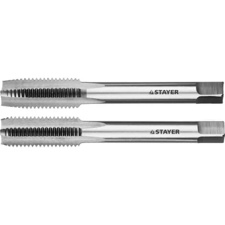 Комплект метчиков STAYER &quot;MASTER&quot;, сталь 9ХС, М12х1,75, 2 шт 28025-12-1.75-H2 купить в Кургане