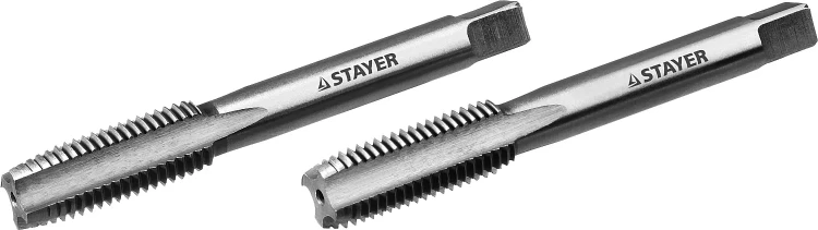 Комплект метчиков STAYER "MASTER", сталь 9ХС, М12х1,75, 2 шт 28025-12-1.75-H2 купить в Кургане