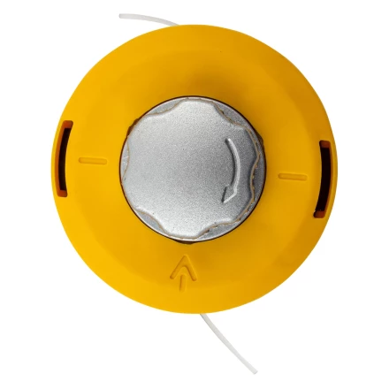 Катушка для мотокосы, полуавтомат.,легкая загрузка лески, гайка M10x1,25, алюм.кнопка Kronwerk 96355 купить в Кургане