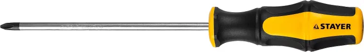 Отвертка STAYER "MASTER" "HERCULES", Сr-V, противоскользящая рукоятка, PH2x150мм 25052-2-15_z02 купить в Кургане