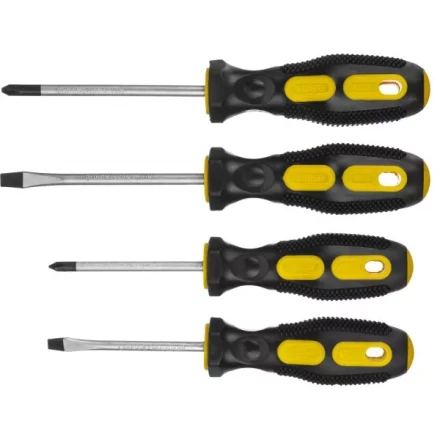 Набор STAYER &quot;MASTER&quot;: Отвертки слесарные, двухкомпонентная рукоятка, магнитный наконечник, 4шт 2513-H4_z01 купить в Кургане