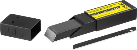 Лезвия OLFA сегментированные BLACK MAX, 9х80х0,38мм, 13 сегментов, 50шт OL-ABB-50B купить в Кургане
