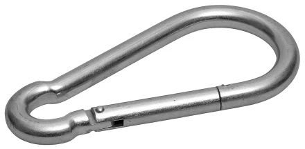 Карабин ЗУБР &quot;МАСТЕР&quot; DIN 5299С, оцинкованный, 14мм, 4 шт 4-304545-14 купить в Кургане