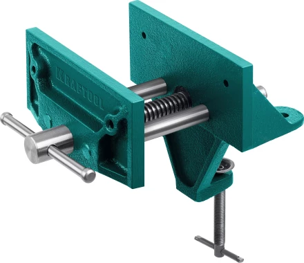 Тиски KRAFTOOL столярные переносные, на струбцине 32720-155 купить в Кургане