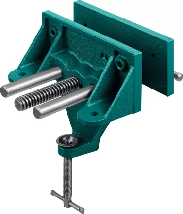 Тиски KRAFTOOL столярные переносные, на струбцине 32720-155 купить в Кургане