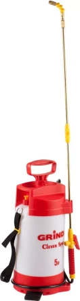 Опрыскиватель GRINDA садовый &quot;Clever Spray&quot;,5 л, с латунным  телескоп. удлинителем и упорами для ног 8-425155_z01 купить в Кургане