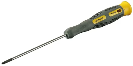Отвертка STAYER "PRECISION" MAX-GRIP для точн работ, Cr-V, намагн, PH №0x150мм 25826-0-150 G купить в Кургане