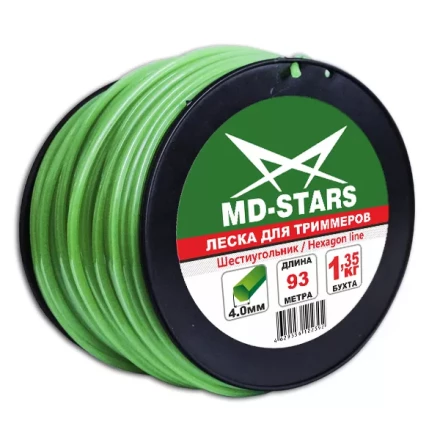 Леска для триммера HEXAGON LINE (шестиугольник) катушка 2,0ММХ374М купить в Кургане