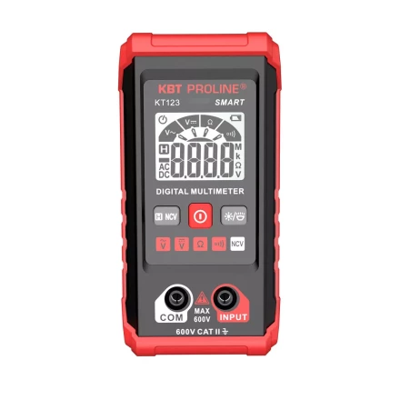 Мультиметр цифровой компактный КВТ SMART KT 123 с автоматическим выбором режимов и пределов измерений (88550) купить в Кургане