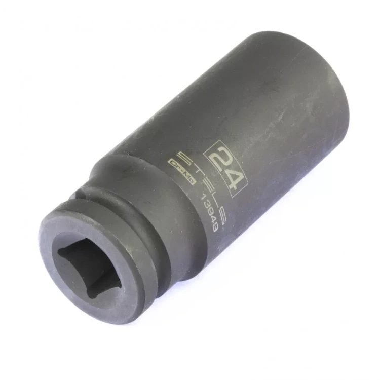 Головка ударная удлиненная шестигранная 24 мм 1/2" CrMo Stels 13949 купить в Кургане
