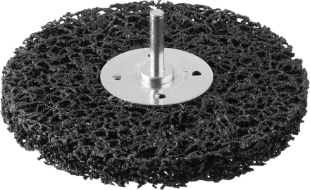 ЗУБР &quot;ПРОФЕССИОНАЛ&quot;. Щетка дисковая для дрели, нейлоновая проволока с абразивным покрытием, с открытой агрессивной структурой, 125мм 35162-125_z01 купить в Кургане