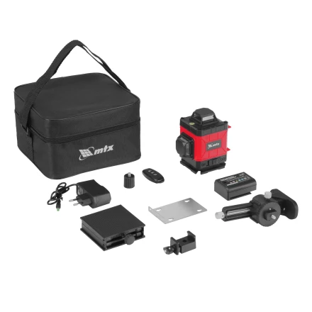 Лазерный уровень м-призм. ML 360-4 Basic SET, 30 м, зеленый луч, акк. Li 3000 мАч, сумка// MTX 35084 купить в Кургане