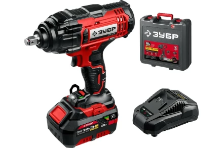 Гайковерт ударный, 1 АКБ (4 Ач), в кейсе ГУЛ-410-41 купить в Кургане