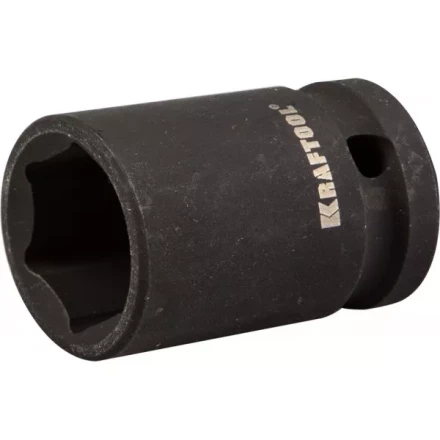 Торцовая головка KRAFTOOL &quot;INDUSTRIE QUALITAT&quot; ударная (1/2&quot;), FLANK, Cr-Mo, фосфатированная, 15 мм 27940-15 купить в Кургане