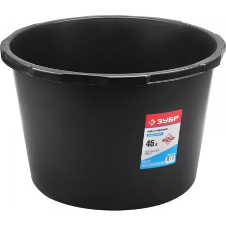 Кадка ЗУБР &quot;ЭКСПЕРТ&quot; строительная пластмассовая, 45л 06095-45_z03 купить в Кургане