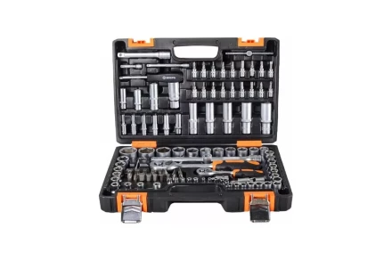 Набор инструментов, 1/2&quot;, 1/4&quot;, CrV, в кейсе 108 предметов Вихрь 73/6/7/8 купить в Кургане