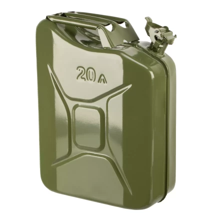 Канистра для топлива, металлическая, толщина стенок 0,8мм, 20 литров Россия 53142 купить в Кургане