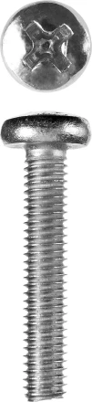 Винт ЗУБР &quot;МАСТЕР&quot; DIN 7985, класс прочности 4.8, оцинкованный, M6x30мм, 5кг 303150-06-030 купить в Кургане