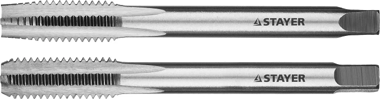 Комплект метчиков STAYER "MASTER", сталь 9ХС, М8х1,25, 2 шт 28025-08-1.25-H2 купить в Кургане