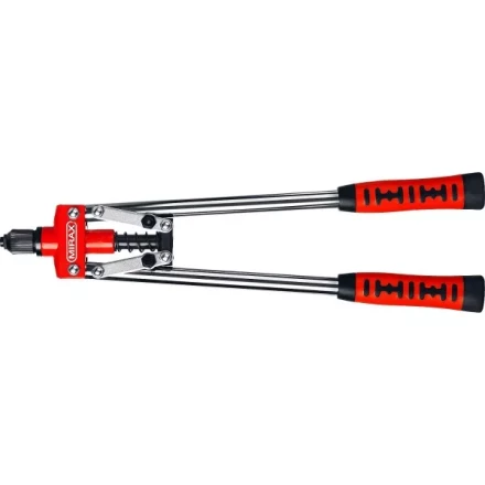 Заклепочник двуручный, DEXX 31034, заклёпки из Al и стали, регулят усил вытяг, d=2,4/3,2/4,8мм 31034 купить в Кургане