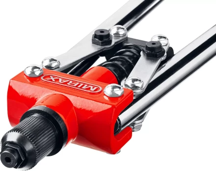 Заклепочник двуручный, DEXX 31034, заклёпки из Al и стали, регулят усил вытяг, d=2,4/3,2/4,8мм 31034 купить в Кургане