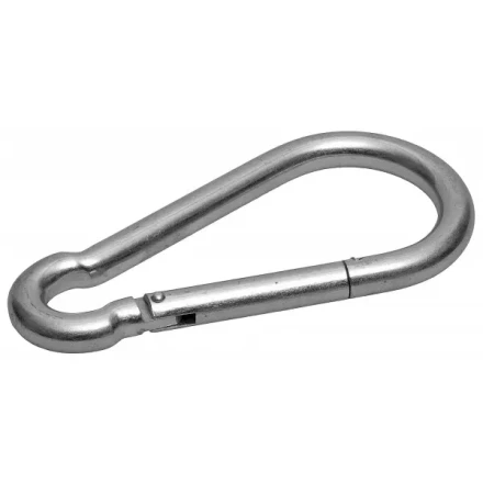 Карабин ЗУБР &quot;МАСТЕР&quot; DIN 5299С, оцинкованный, 6мм, 40 шт 4-304545-06 купить в Кургане