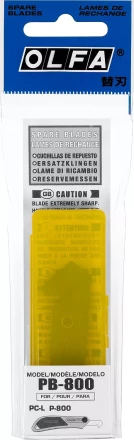 Лезвия OLFA двухсторонние для резака P-800, 13(16)х61х0,6мм, 3шт OL-PB-800 купить в Кургане
