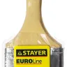 Кисть плоская STAYER "EURO", "AQUA" для воднодисперсионных и акриловых ЛКМ, искусств щетина, деревян ручка, 3"/75мм 01062-075 купить в Кургане