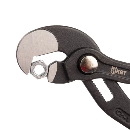 Ключ переставной гаечный КВТ «Попугай» 250 мм с кнопочной самофиксацией (101545) купить в Кургане