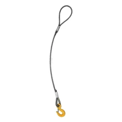 Строп канатный одноветвевой 1СК 5 т L=4 м с кч din 7.0 т опрессовка
