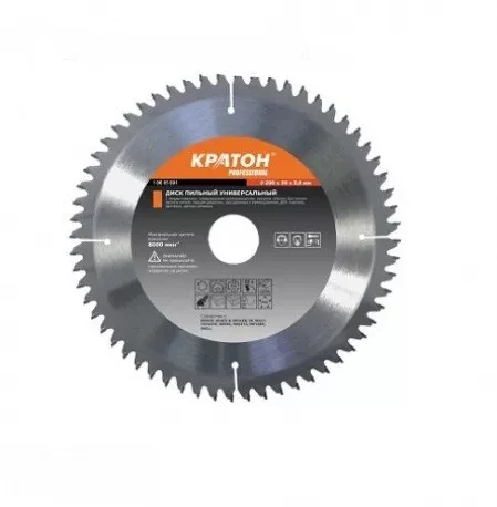 Диск пильный по дереву Кратон PROFESSIONAL O500x50 х 3,8 мм 80Т 1 06 03 025 купить в Кургане
