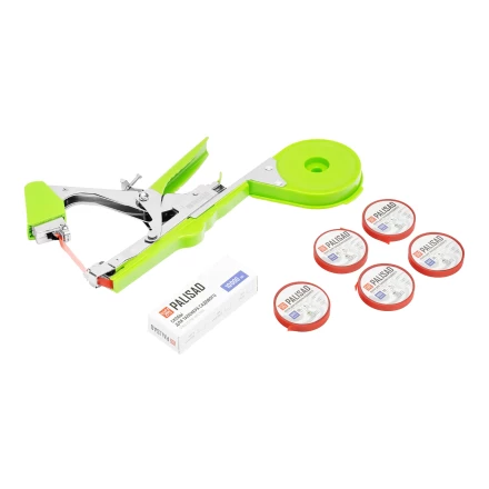 Набор, тапенер садовый для подвязки растений, скобы 10 000 шт., 6 лент 30 м// Palisad 64529 купить в Кургане