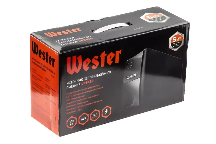 Устройство бесперебойного питания WESTER UPS650 купить в Кургане