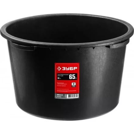 Кадка ЗУБР "ЭКСПЕРТ" строительная пластмассовая, 60л 06095-65_z03 купить в Кургане