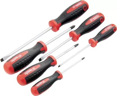 Набор отверток,сталь S2 двухкомпонентные рукоятки 6 шт. MATRIX PROFESSIONAL 13303