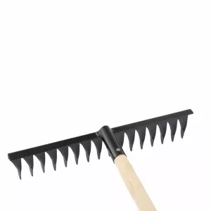 Грабли 14-зубые,360мм,с черенком,витые СИБРТЕХ 61768 купить в Кургане