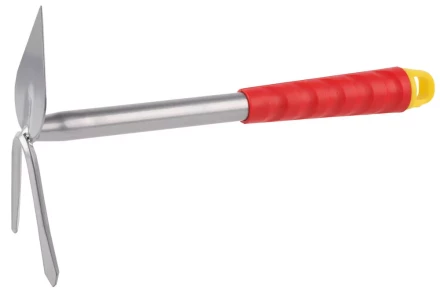 Мотыжка GRINDA, сердцевидное лезвие, 2 зубца, из углеродистой стали с коннекторной системой, 310 мм 8-421437_z01 купить в Кургане