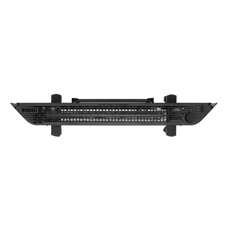 Конвектор электрический Denzel XCE-2000 B, 230 В, 2000 Вт, X-образный нагреватель черный 98129 купить в Кургане