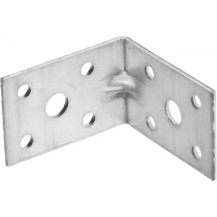 Крепежный угол ЗУБР &quot;МАСТЕР&quot; усиленный, 35х50х50мм, 20шт 310115-35-050 купить в Кургане