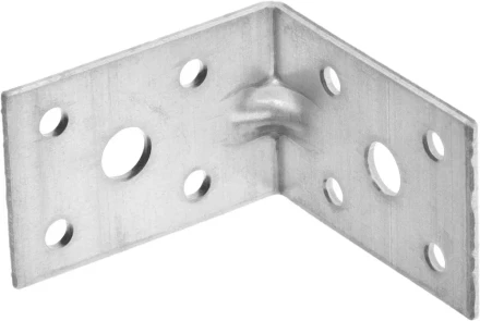 Крепежный угол ЗУБР &quot;МАСТЕР&quot; усиленный, 35х50х50мм, 20шт 310115-35-050 купить в Кургане