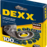 DEXX. Щетка дисковая для УШМ, жгутированная стальная проволока 0,5мм, 100ммх22мм 35100-100 купить в Кургане