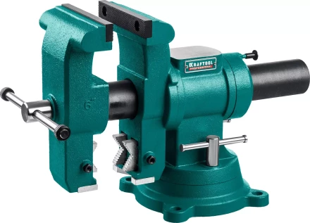 Тиски KRAFTOOL 3D-STEEL универсальные 32704-150 купить в Кургане